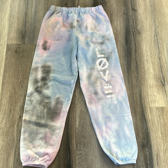 Aaron Carters xl tie dye joggers